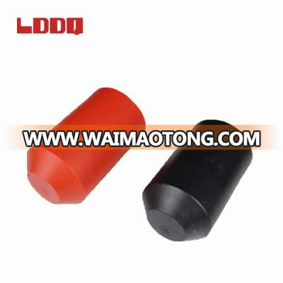 Black or red heat shrink end cap with hot melt adhesive cable waterproof end cap